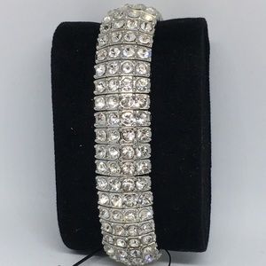 Chico’s Crystal Rhinestone Bracelet NEW with Tags